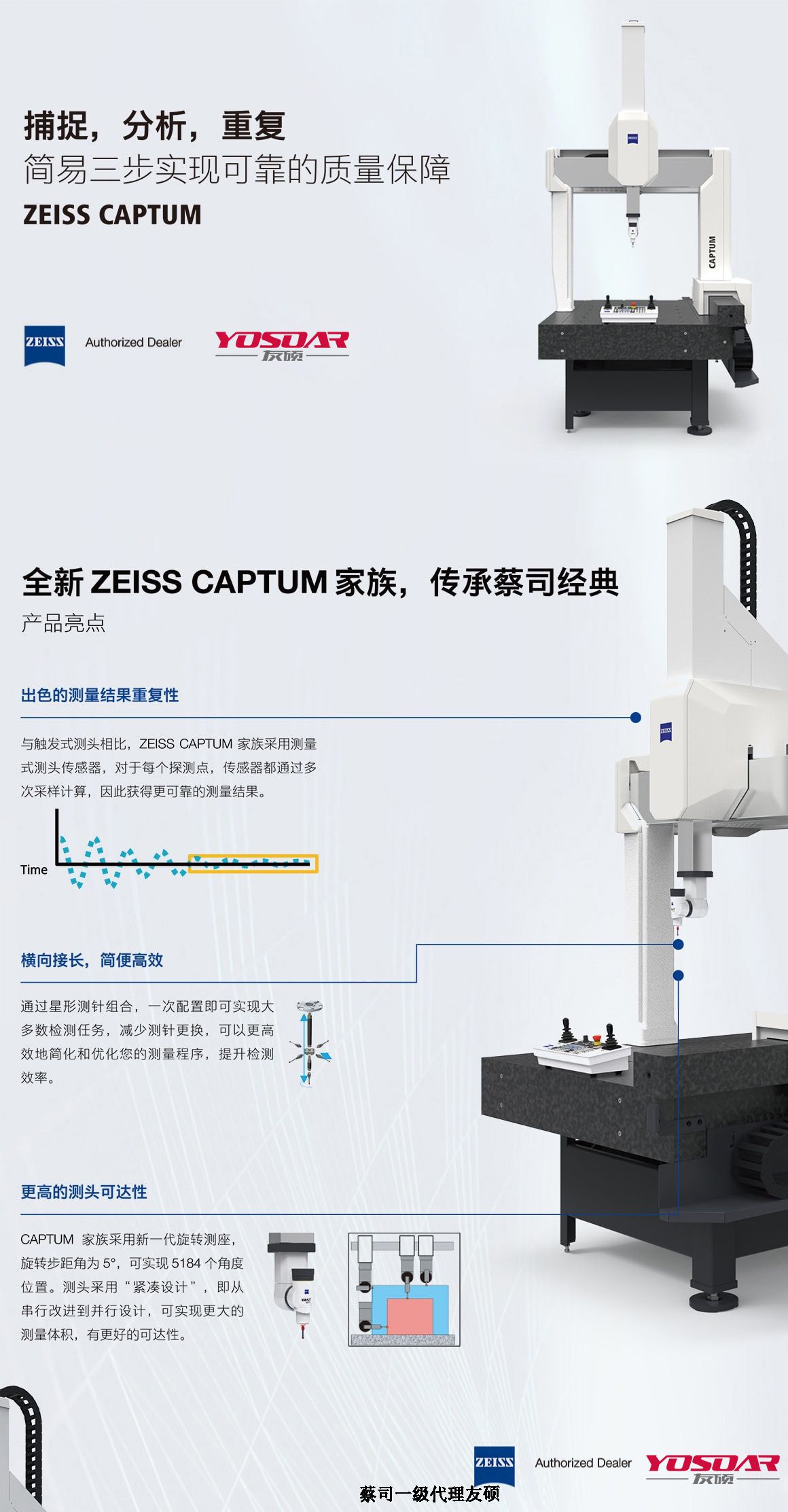 南开蔡司三坐标CAPTUM