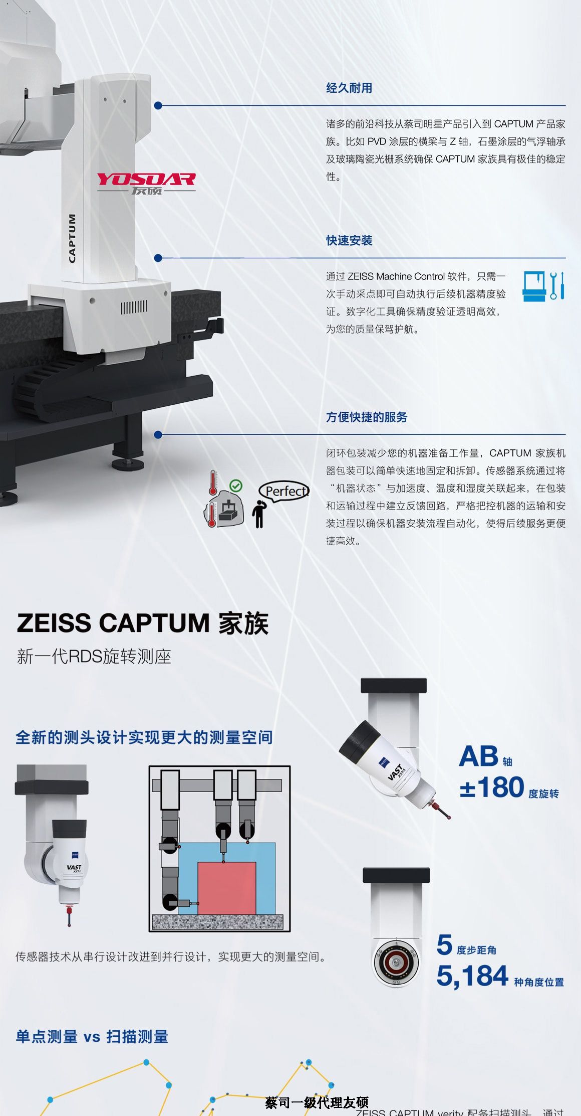 南开蔡司三坐标CAPTUM